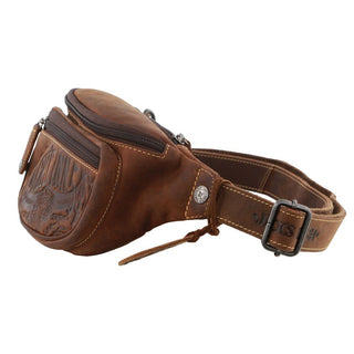 Bumbag Cognac / Leather JACK 17 COGN Jack's Inn Mudslide Brown Leather Bumbag in Cognac