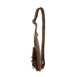 Sling Bag Cognac / Leather JACK 16 COGN Jack's Inn Vengeance Brown Leather Sling Bag in Cognac