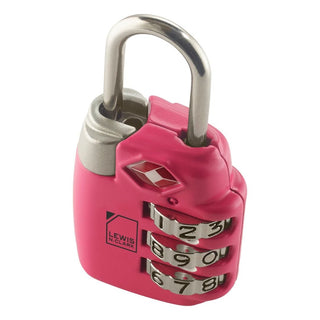 Travel Accessories Pink LC TSA23 PINK Lewis N. Clark TSA Combination Lock in Pink