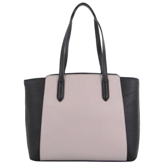 Handbag/Tote Bag Grey / Vegan Leather PV 3528 GRY Milleni 2-tone Ladies Fashion Tote Handbag in Grey