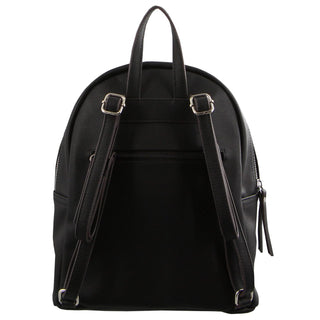 Backpack Black / Leather PV 2716 BLK Milleni Fashion Bow Detail Ladies Backpack in Black