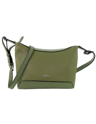 Crossbody Bag Green / Vegan Leather PV 4063 GRN Milleni Fashion Crossbody Bag in Green
