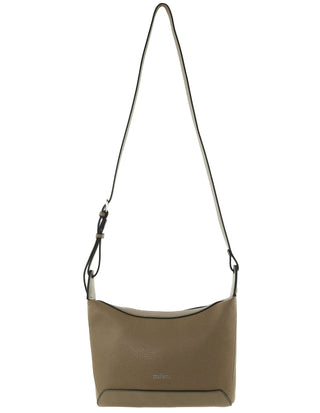 Crossbody Bag Mocha / Vegan Leather PV 4063 MOCHA Milleni Fashion Crossbody Bag in Mocha