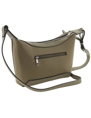 Crossbody Bag Mocha / Vegan Leather PV 4063 MOCHA Milleni Fashion Crossbody Bag in Mocha