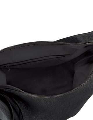 Tote/Hobo Bag Black / Vegan Leather PV 4068 BLACK Milleni Fashion Hobo Bag in Black