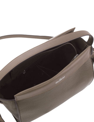 Crossbody Bag Mauve / Vegan Leather PV 4064 MAUVE Milleni Fashion Metro Crossbody Bag in Mauve