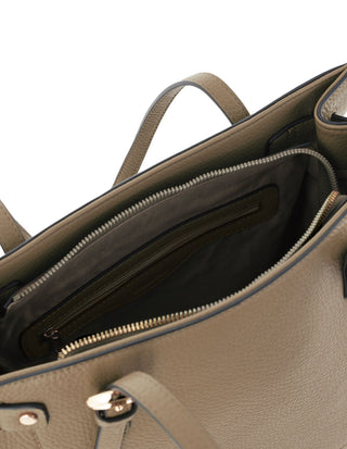 Shoulder Bag Mocha / Vegan Leather PV 4062 MOCHA Milleni Fashion Tote Bag in Mocha