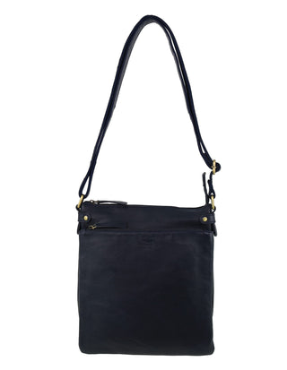 Crossbody Bag Navy / Leather NL 4158 NVY Milleni Genuine Leather Bag in Navy