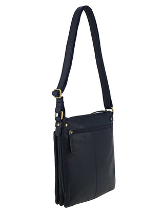 Crossbody Bag Navy / Leather NL 4158 NVY Milleni Genuine Leather Bag in Navy