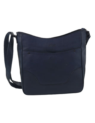 Crossbody Bag Navy / Leather NL 3997 NAVY Milleni Genuine Leather Chic Ladies Crossbody Bag in Navy