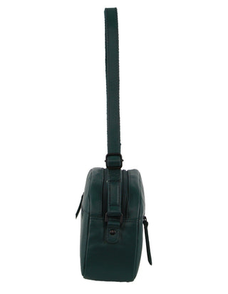 Crossbody bag Zirkon / Leather NL 3869 ZIRKON Milleni Genuine Leather Ladies Multi-Zip Crossbody Bag in Zirkon