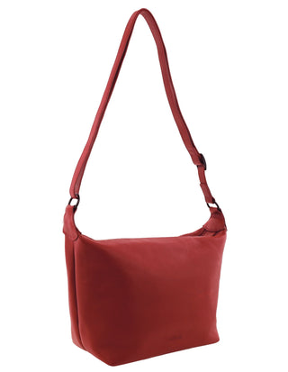 Crossbody Bag Red / Leather NL 3996 RED Milleni Genuine Leather Stylish Ladies Crossbody Bag in Red