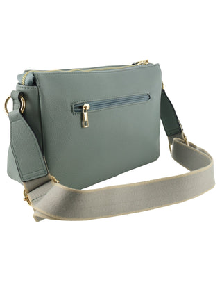 Crossbody bag Ocean / Vegan Leather PV 3929 OCE Milleni Ladies Fashion Cross-body Bag in Ocean