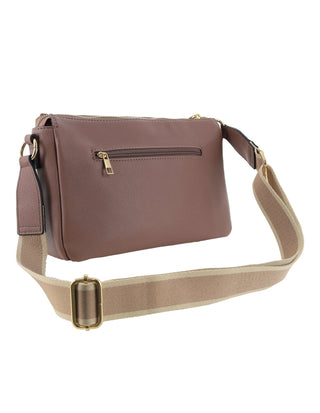 Crossbody bag Rose / Vegan Leather PV 3929 ROSE Milleni Ladies Fashion Cross-body Bag in Rose