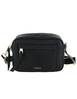 Crossbody bag Black / Vegan Leather PV 3928 BLK Milleni Ladies Fashion Crossbody Bag in Black