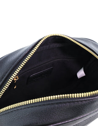 Crossbody bag Black / Vegan Leather PV 3928 BLK Milleni Ladies Fashion Crossbody Bag in Black