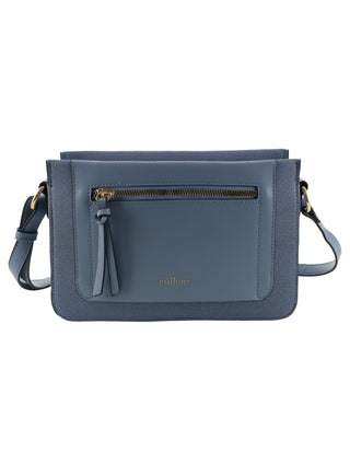 Crossbody bag Blue / Vegan Leather PV 3924 BLUE Milleni Ladies Fashion Crossbody Bag in Blue