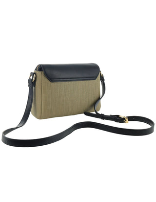 Crossbody bag Green / Vegan Leather PV 3926 GRN Milleni Ladies Fashion Flap-Over Crossbody Bag in Green