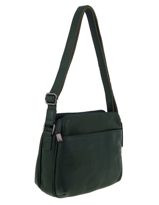 Crossbody Bag Olive Green / Leather NL 10768 OLIVE GREEN Milleni Ladies Genuine Leather Crossbody Bag in Olive Green