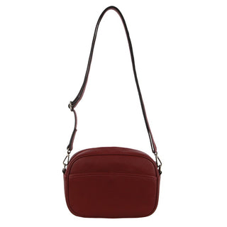 Crossbody Bag Cabernet / Leather NL 3737 CABERNET Milleni Ladies Nappa Leather Cross-Body Bag/Clutch in Cabernet