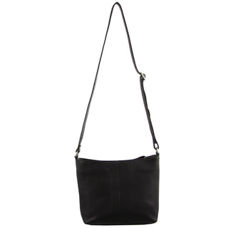 Crossbody Bag Black / Leather NL 2789 BLACK Milleni Ladies Nappa Leather Crossbody Bag in Black