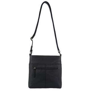 Crossbody Bag Navy / Leather NL 3739 NVY Milleni Ladies Nappa Leather Crossbody Bag in Navy