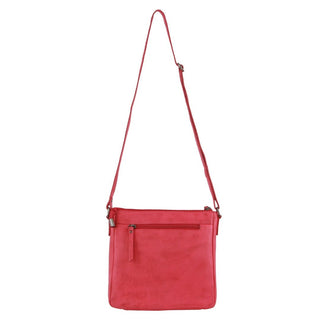 Crossbody Bag Pink / Leather NL 2598 PNK Milleni Ladies Nappa Leather Crossbody Bag in Pink