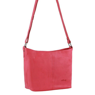 Crossbody Bag Pink / Leather NL 2789 PNK Milleni Ladies Nappa Leather Crossbody Bag in Pink