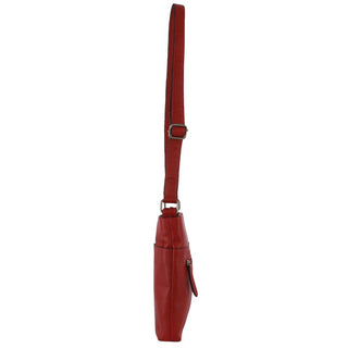 Crossbody Bag Red / Leather NL 3739 RED Milleni Ladies Nappa Leather Crossbody Bag in Red