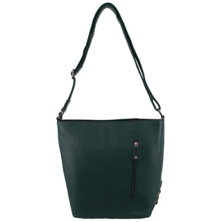 Crossbody Bag Zirkon / Leather NL 9801 ZIRK Milleni Ladies Nappa Leather Crossbody Bag in Zirkon