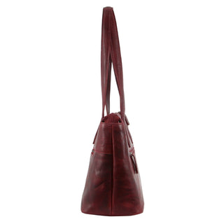 Shoulder Bag Cherry / Leather NL 3547 CHERRY Milleni Ladies Nappa Leather Shoulder Bag in Cherry