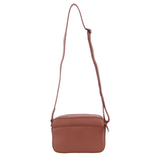 Crossbody bag Rose / Leather NL 3870 ROSE Milleni Leather Ladies Multi-Zip Crossbody Bag in Rose