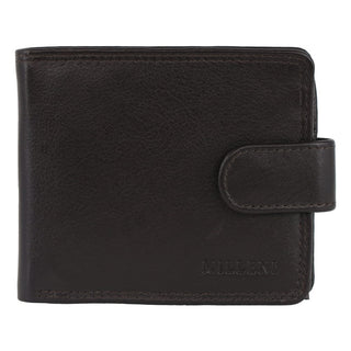 Leather Wallet Brown / Leather C 5130 BRN Milleni Leather Men's Tab Wallet in Brown