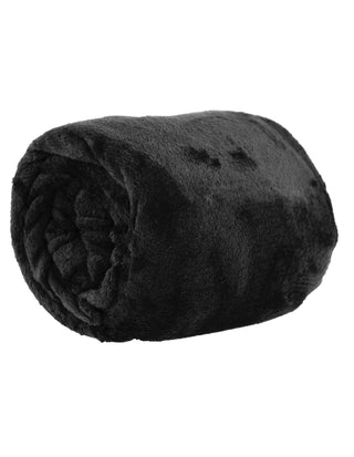 Travel Blanket Black MT 025 BLK Milleni Travel Blanket in Black