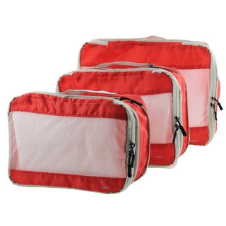 Travel Cube MT 011 RED Milleni Travel Compact Travel Cube in Red (3 PK)