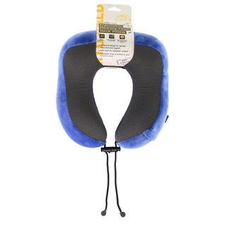 Neck Pillow MT 022 BLUE Milleni Travel Ergonomic Memory Foam Neck Pillow in Blue