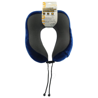 Neck Pillow MT 022 NAVY Milleni Travel Ergonomic Memory Foam Neck Pillow in Navy