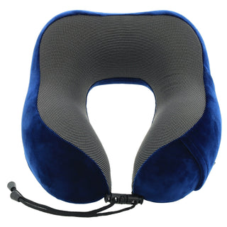 Neck Pillow MT 022 NAVY Milleni Travel Ergonomic Memory Foam Neck Pillow in Navy