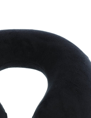 Travel Accessories Black MT 023 BLK Milleni Travel Memory Foam Neck Pillow in Black