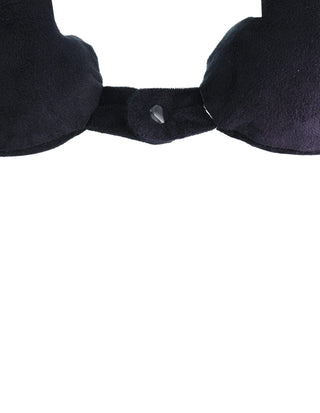 Travel Accessories Black MT 023 BLK Milleni Travel Memory Foam Neck Pillow in Black