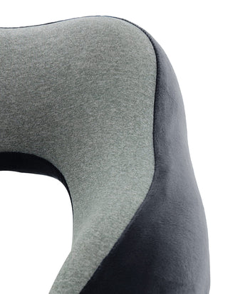 Travel Accessories Black MT 024 BLK Milleni Travel Memory Foam Neck Pillow in Black