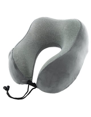 Travel Accessories Grey MT 024 GREY Milleni Travel Memory Foam Neck Pillow in Grey