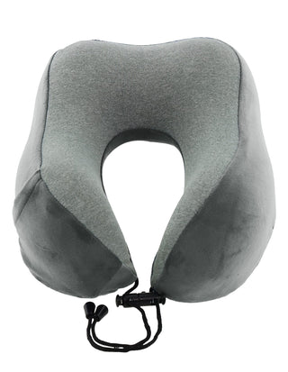 Travel Accessories Grey MT 024 GREY Milleni Travel Memory Foam Neck Pillow in Grey