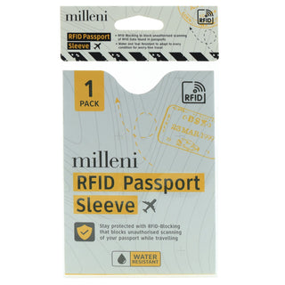 Passport Protector MT 007 Milleni Travel RFID Passport Sleeve (1PK)