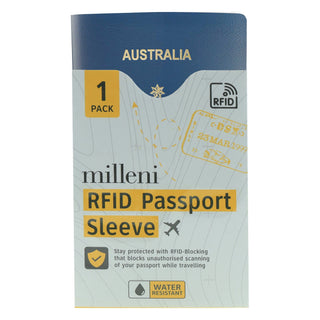 Passport Protector MT 007 Milleni Travel RFID Passport Sleeve (1PK)