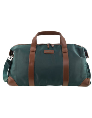 Overnight Bag Olive / Nylon/Vegan Leather PC 4111 OLIVE Pierre Cardin 2-Tone Lite Overnight Bag in Olive