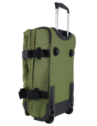Soft Shell Luggage Olive / Nylon PC 4168 OLIVE Pierre Cardin 50cm CABIN Soft Shell Trolley Case in Olive