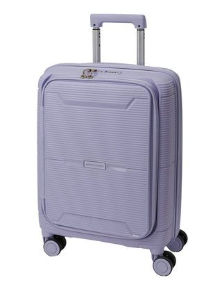 Hard Shell Luggage Blue / Carry-On (Small) / Hard Luggage PC 3939C BLUE Pierre Cardin 54cm CABIN Front Opening Hard Shell Suitcase in Blue