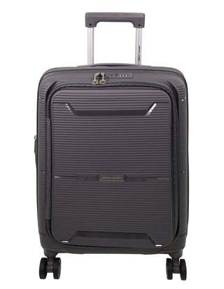 Hard Shell Luggage Graphite / Carry-On (Small) / Hard Luggage PC 3939C GRAPH Pierre Cardin 54cm CABIN Front Opening Hard Shell Suitcase in Graphite