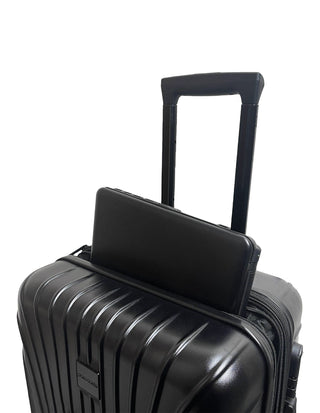 Hard Shell Luggage Black / Carry-On (Small) / Hard Luggage PC 3248C BLK Pierre Cardin 54cm CABIN Hard Shell Case in Black